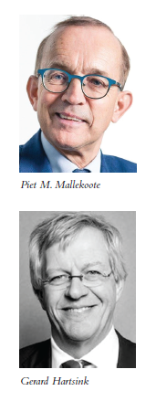 Piet Mallekoote and Gerard Hartsink, authors of an article on the Dutch payments sector.