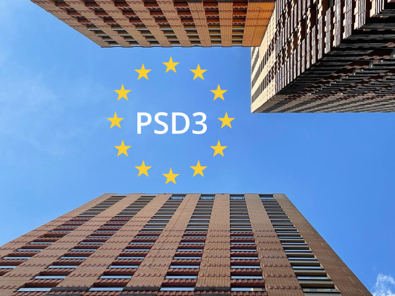 Illustration about the PSR and PSD3 proposals for payment services.